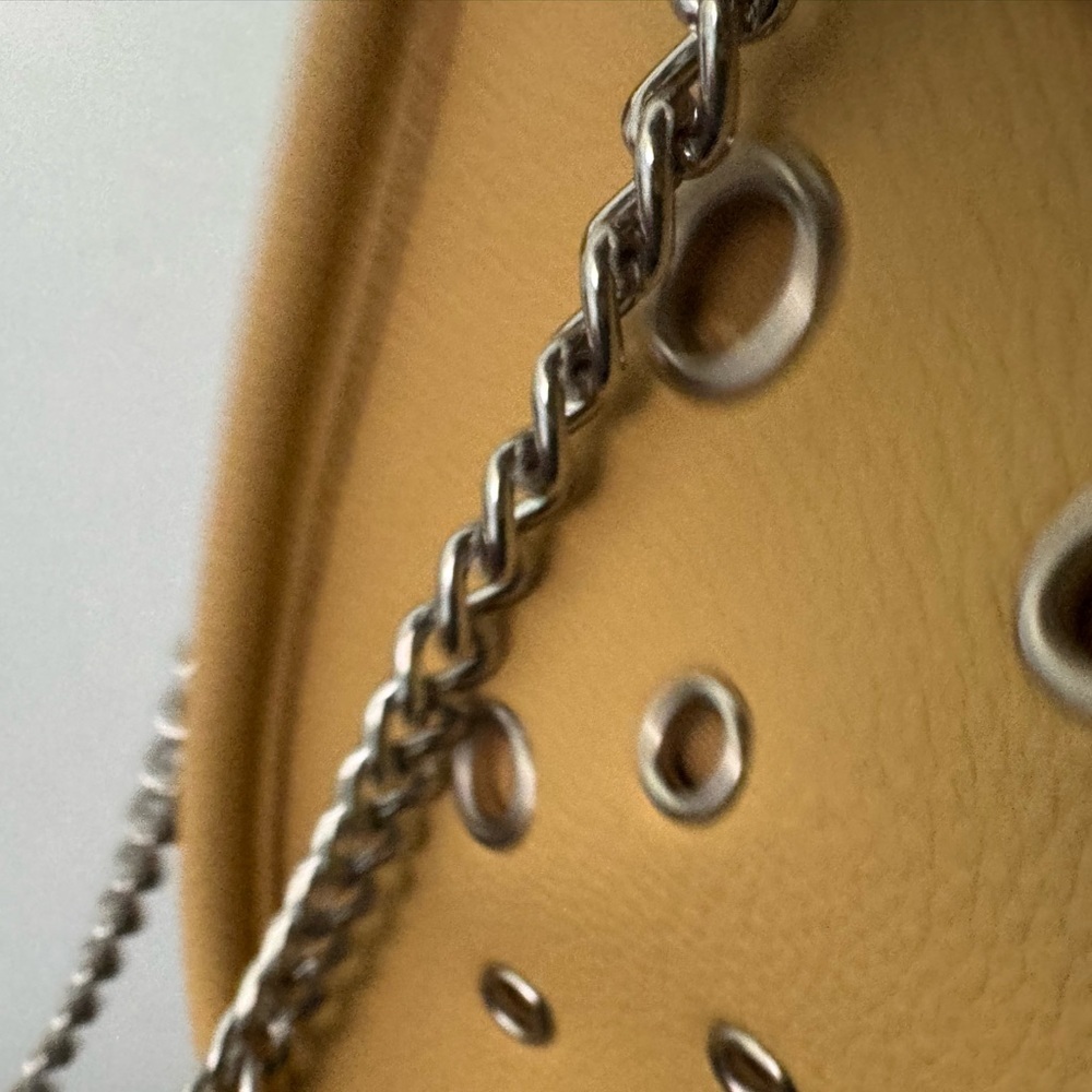 Kayla + Ava Grommet Stud Detail Purse Chain NWT - Picture 5 of 6